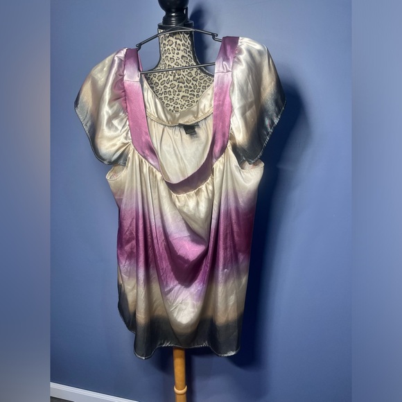 Lane Bryant Women's Satin Blouse - Picture 3 of 5